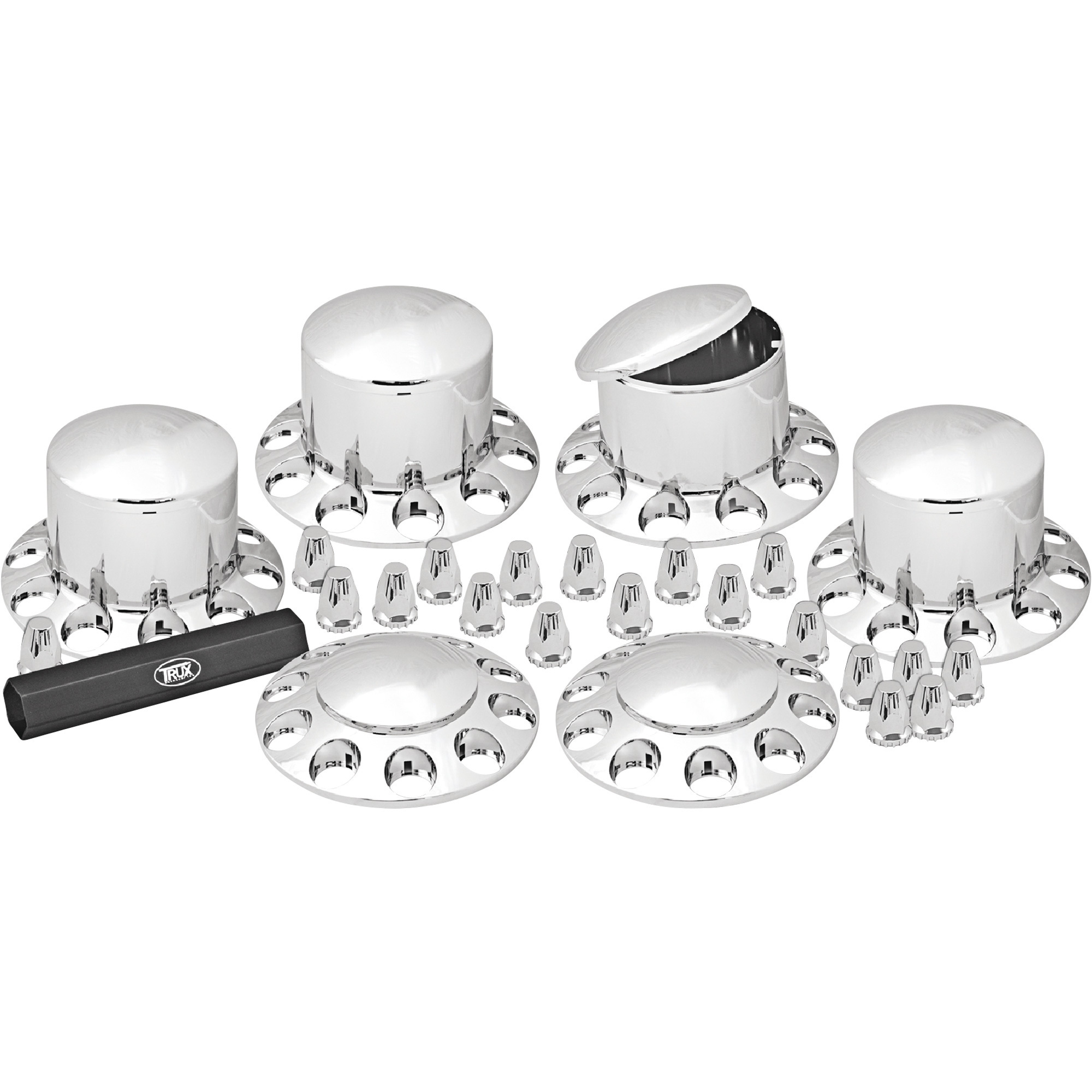Trux Accessories Front and Rear Hub Cover Kit, Model# THUB-C1